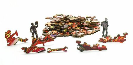 Race Car :: Rainbow Wooden Puzzle