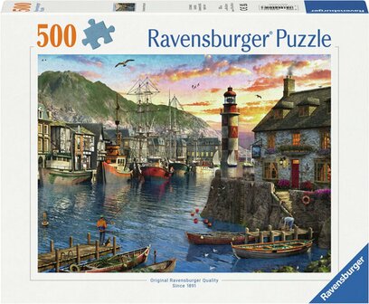 &#039;s Ochtends bij de Haven :: Ravensburger