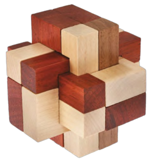 Houten 3D puzzel voor volwassenen