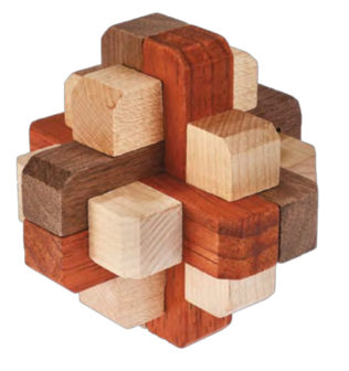 Houten 3D puzzel voor volwassenen