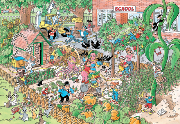 De Schooltuin :: Jan van Haasteren