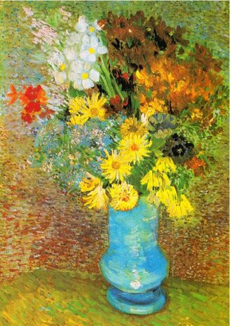 Vase with Daisies and Anemone :: Vincent van Gogh