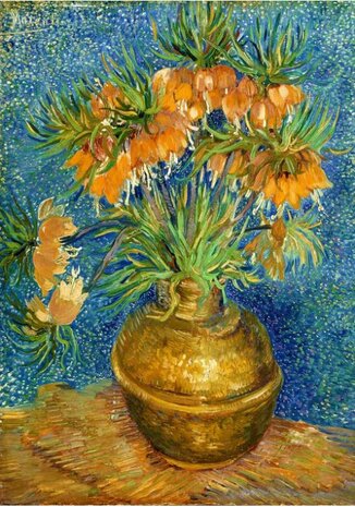 Fritillaries in a Copper Vase :: Vincent van Gogh