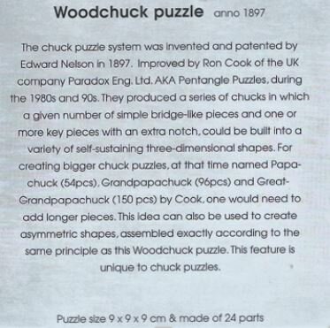 VIP - Woodchuck Puzzle