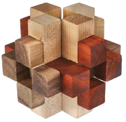 Houten 3D puzzel voor volwassenen