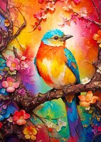 Enjoy 1000 - Colorful Birdie